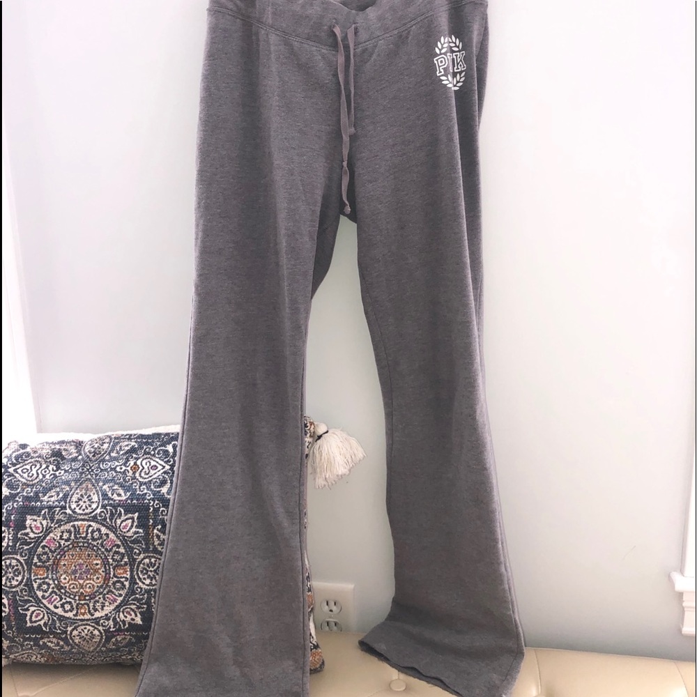 Pink VS Grey Flare Yogas